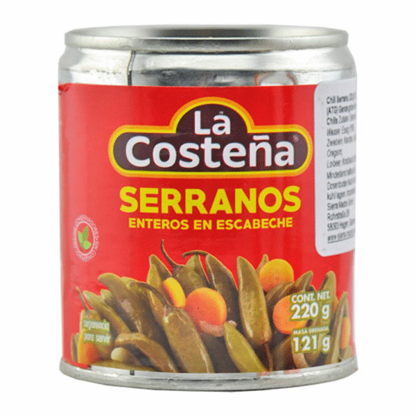 Terved serrano piprad marinaadis